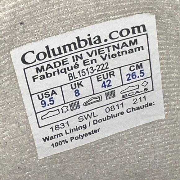 Columbia Womens Ice Maiden Slip Pull-On Boots Chestnut Brown 9.5M EUC - Picture 10 of 10